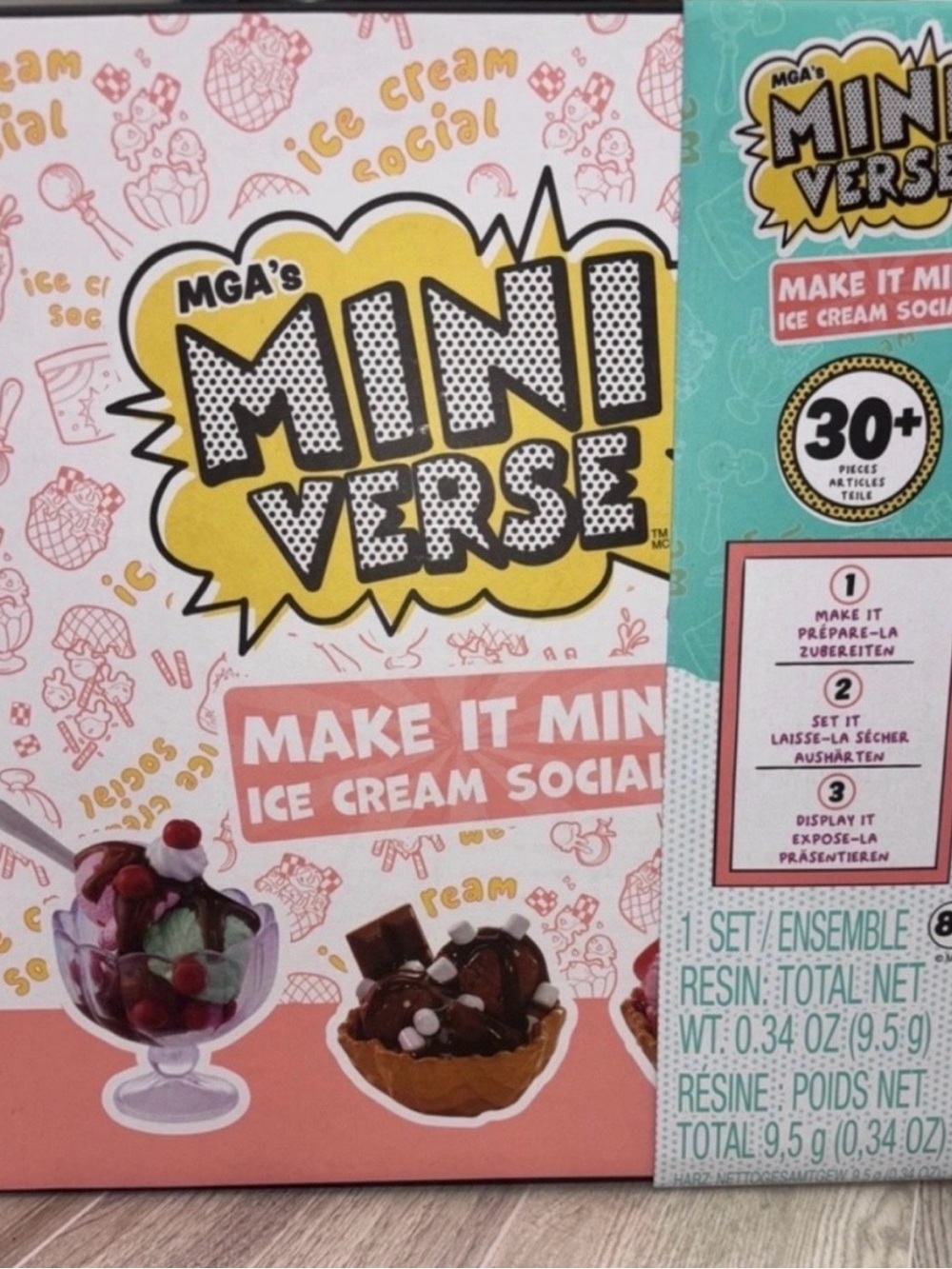 MGA's Miniverse Make It Mini Food Ice Cream Social set